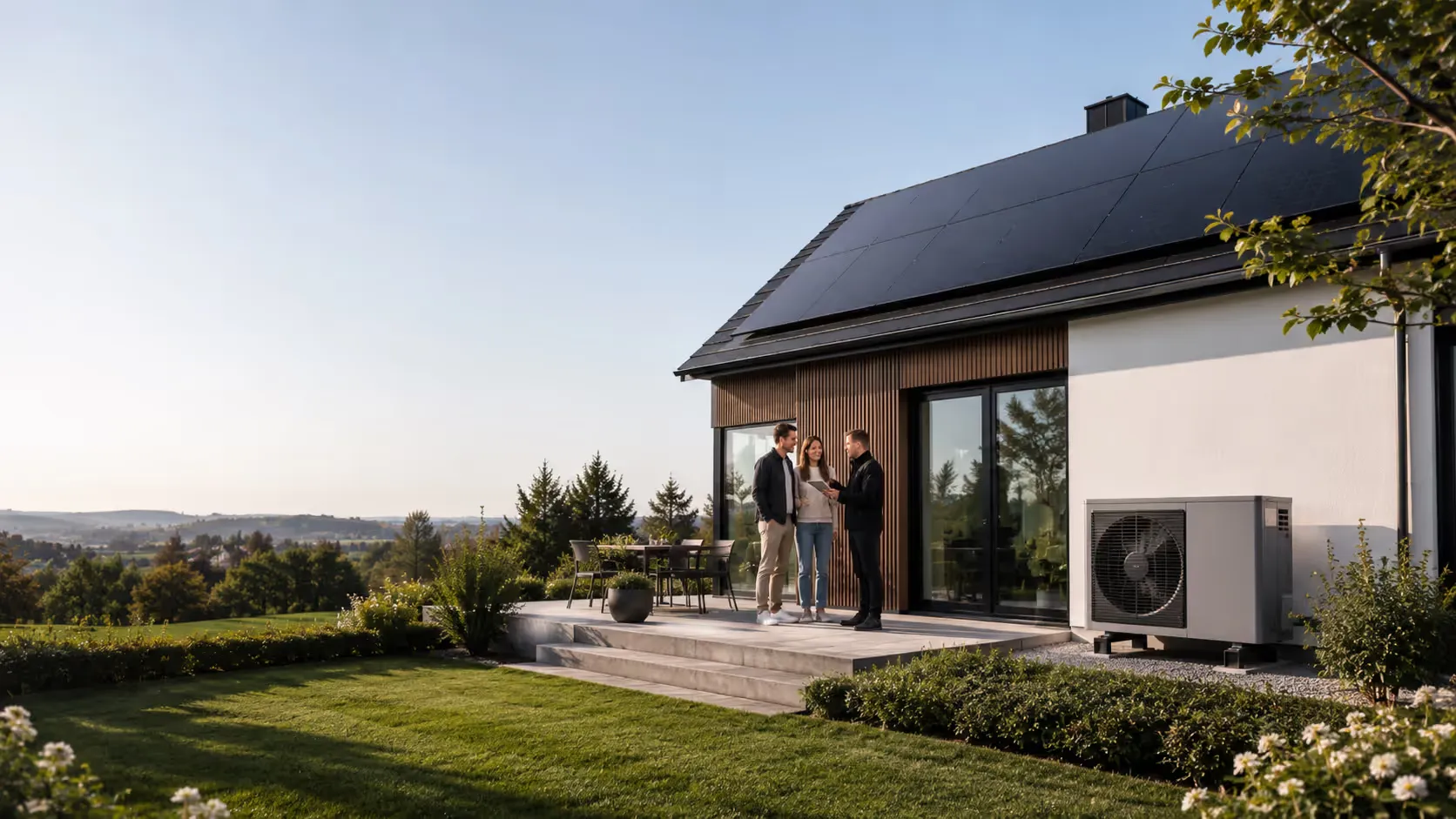 PV-Anlage mit Wärmepumpe